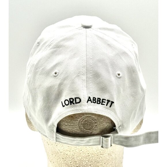 Concord Lord Abbett Adjustable White Baseball Hat/Cap Good Pre Owned Condition - Picture 3 of 5